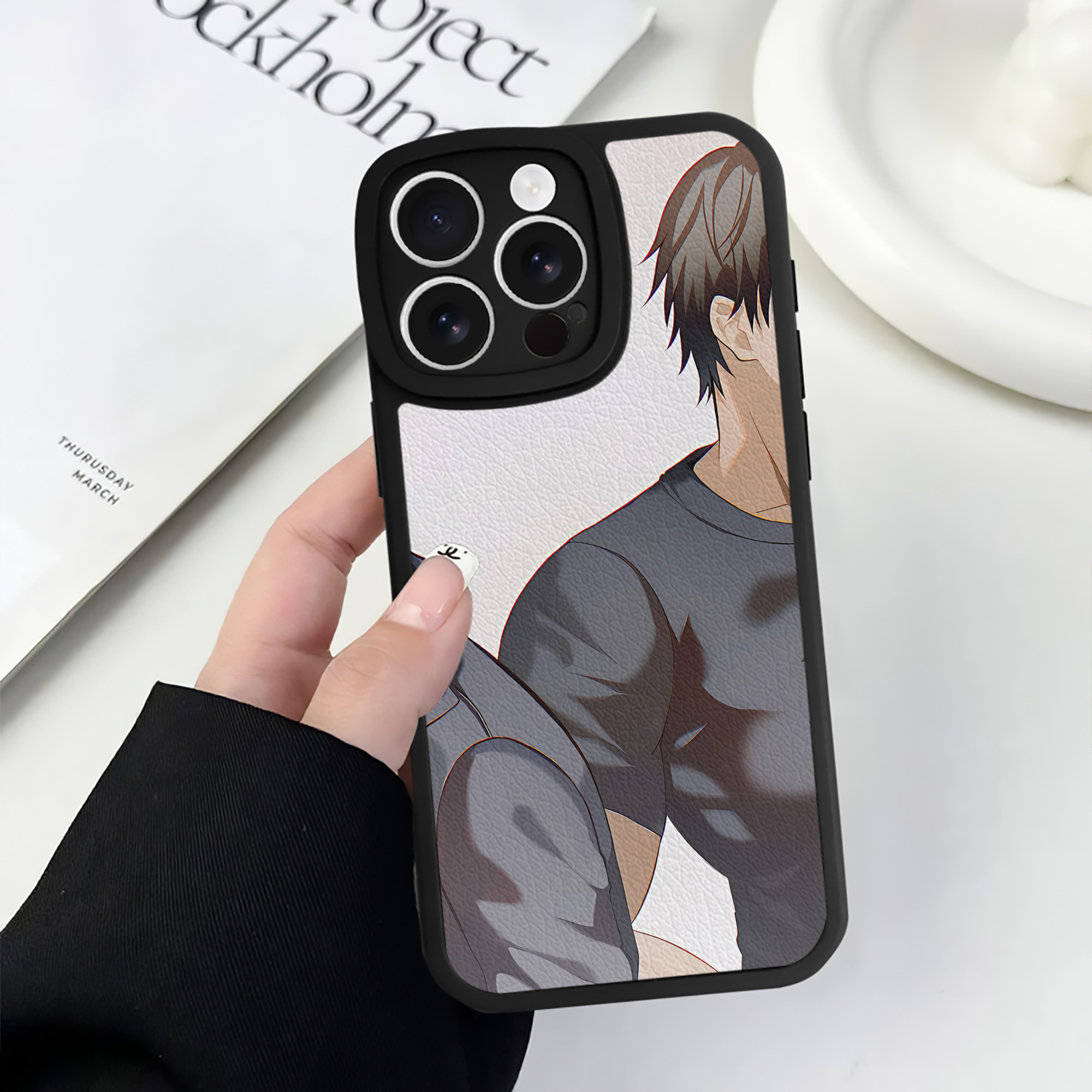 （画像用） SPY×FAMILY间谍家家酒 【iPhone 16シリーズ対応】シリコンスマホケース（レザー調） 材質：シリコン